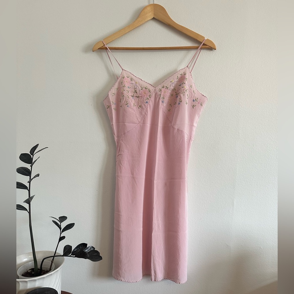 Vintage silk slip dress